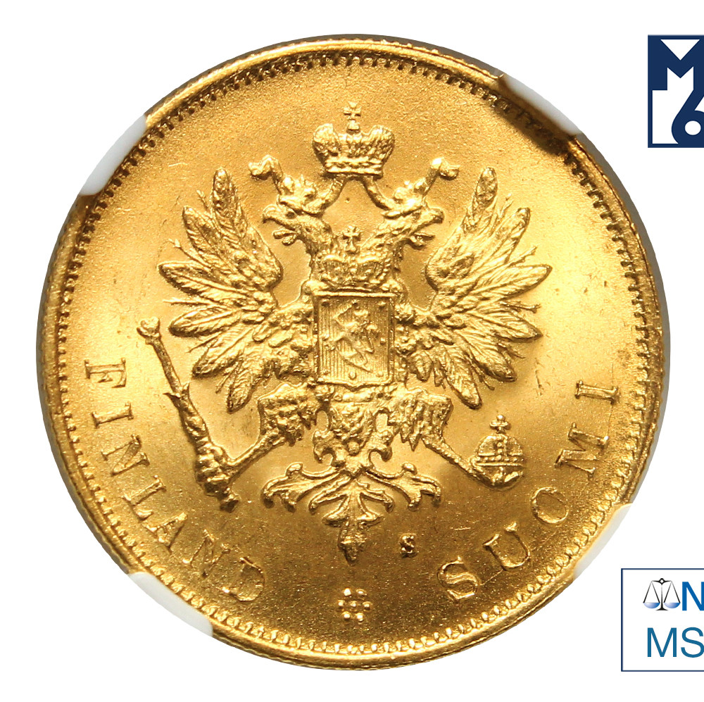 10 марок 1882 года S Для Финляндии