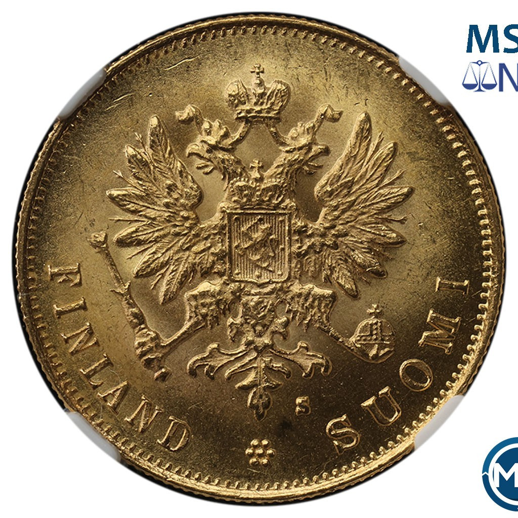 10 марок 1882 года S Для Финляндии