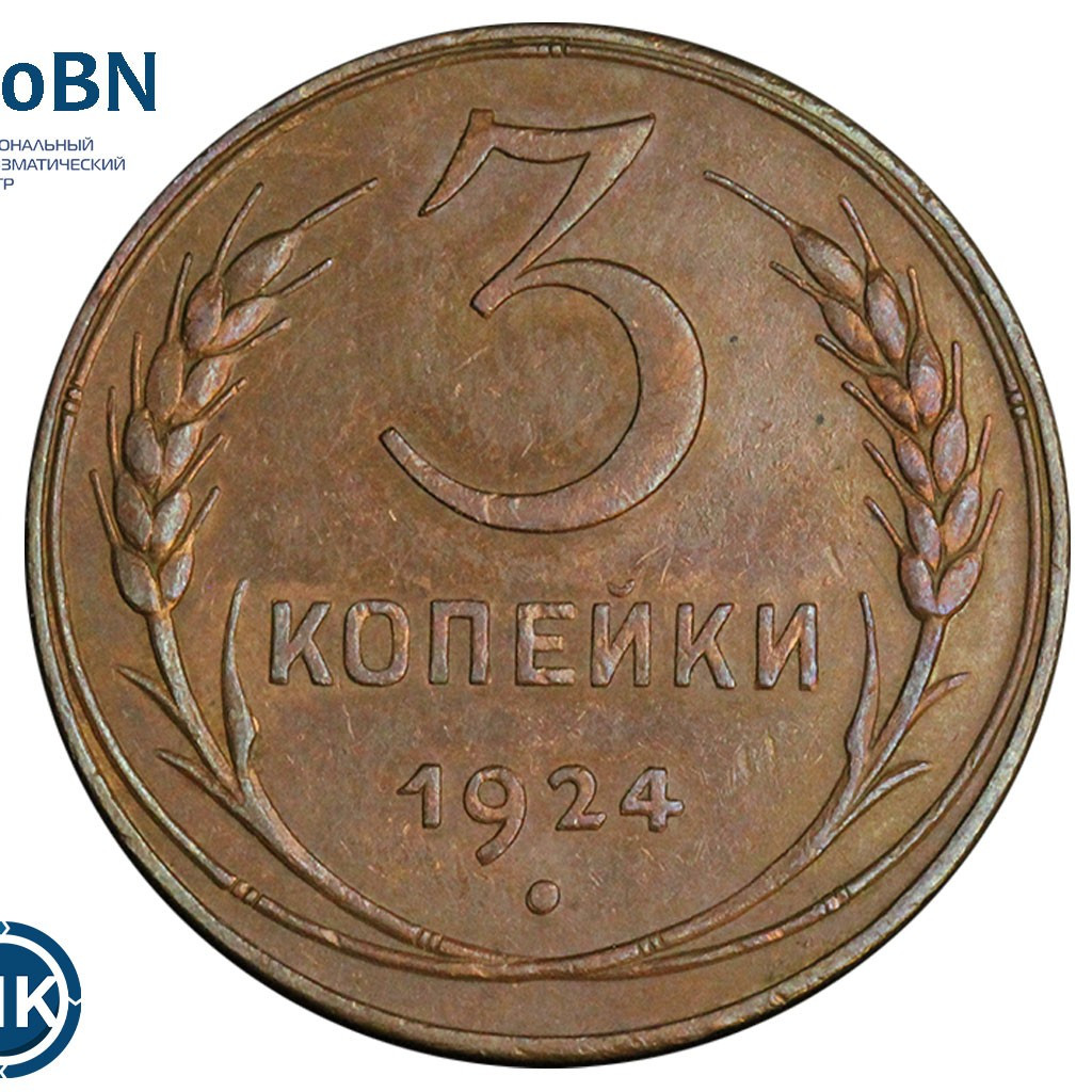 3 копейки 1924 года