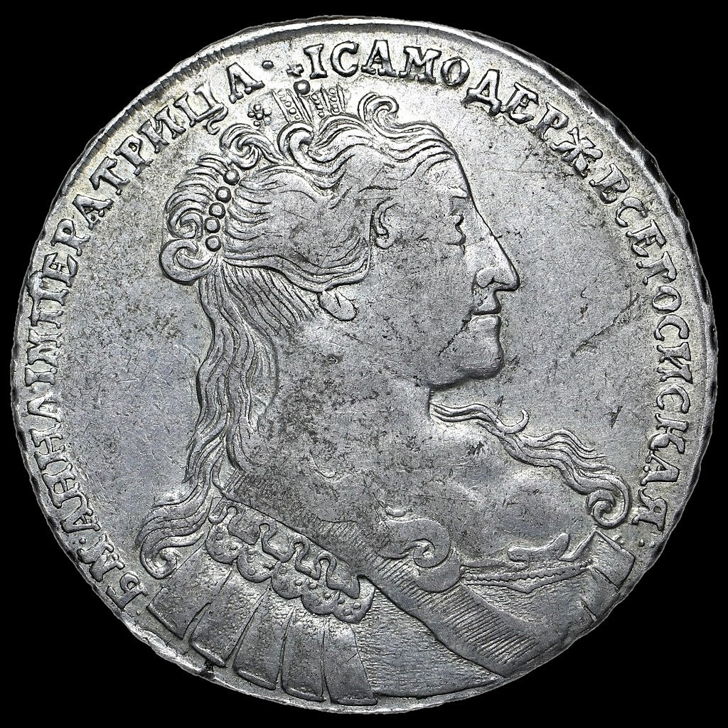 1 рубль 1734 года