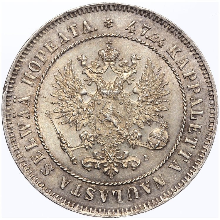 2 марки 1908 года L Для Финляндии