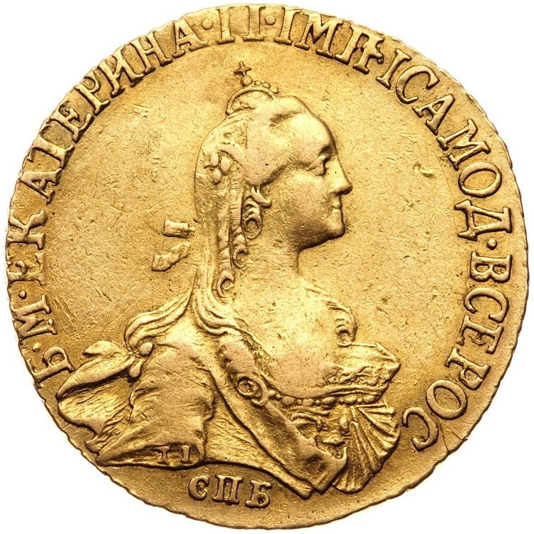 5 рублей 1766 года