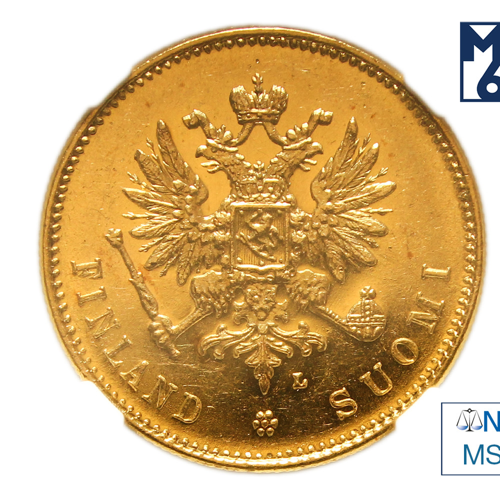 20 марок 1910 года L Для Финляндии