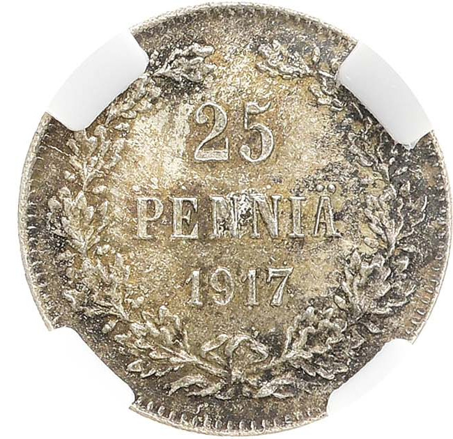 25 пенни 1917 года