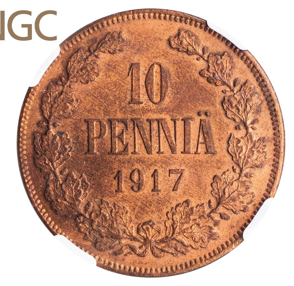 10 пенни 1917 года