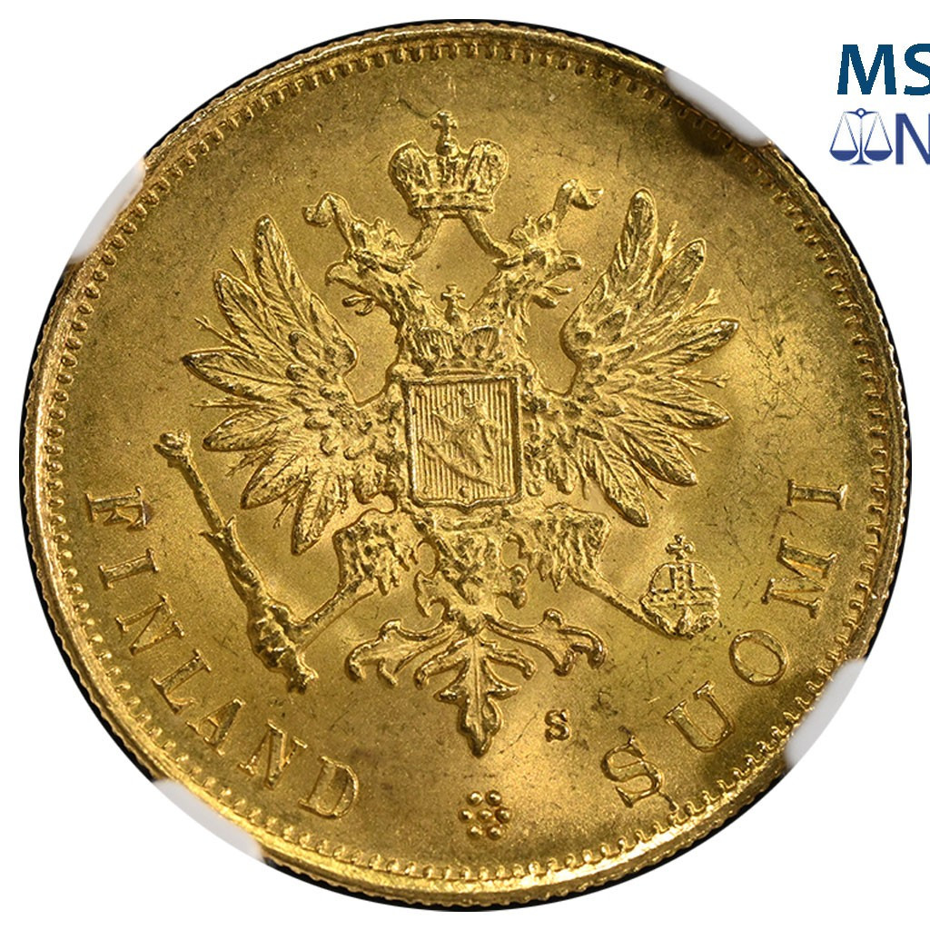 10 марок 1882 года S Для Финляндии