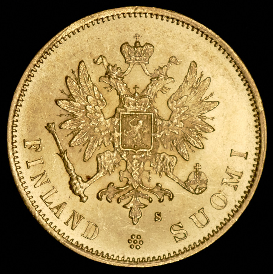 10 марок 1879 года S Для Финляндии