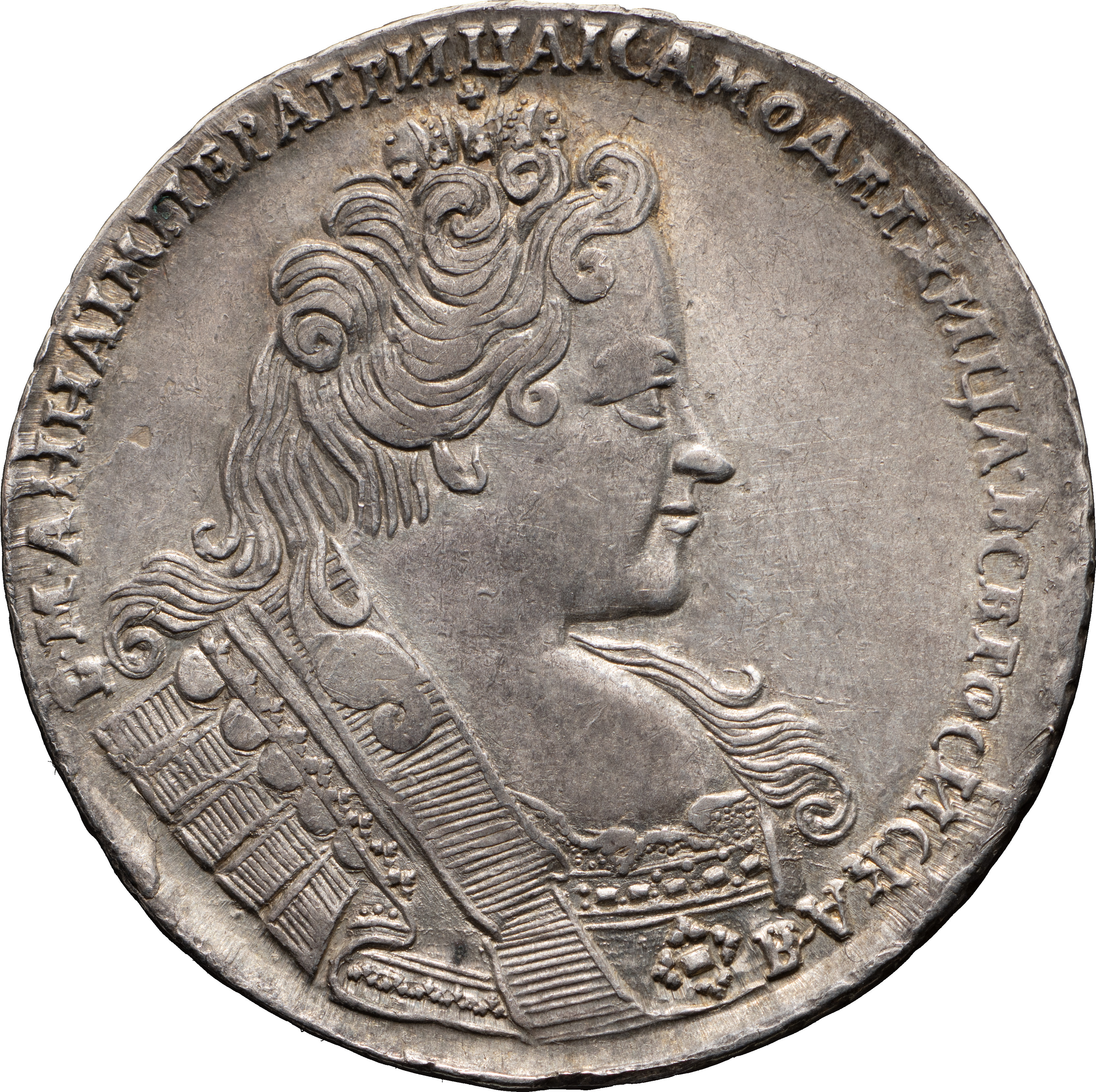 1 рубль 1732 года