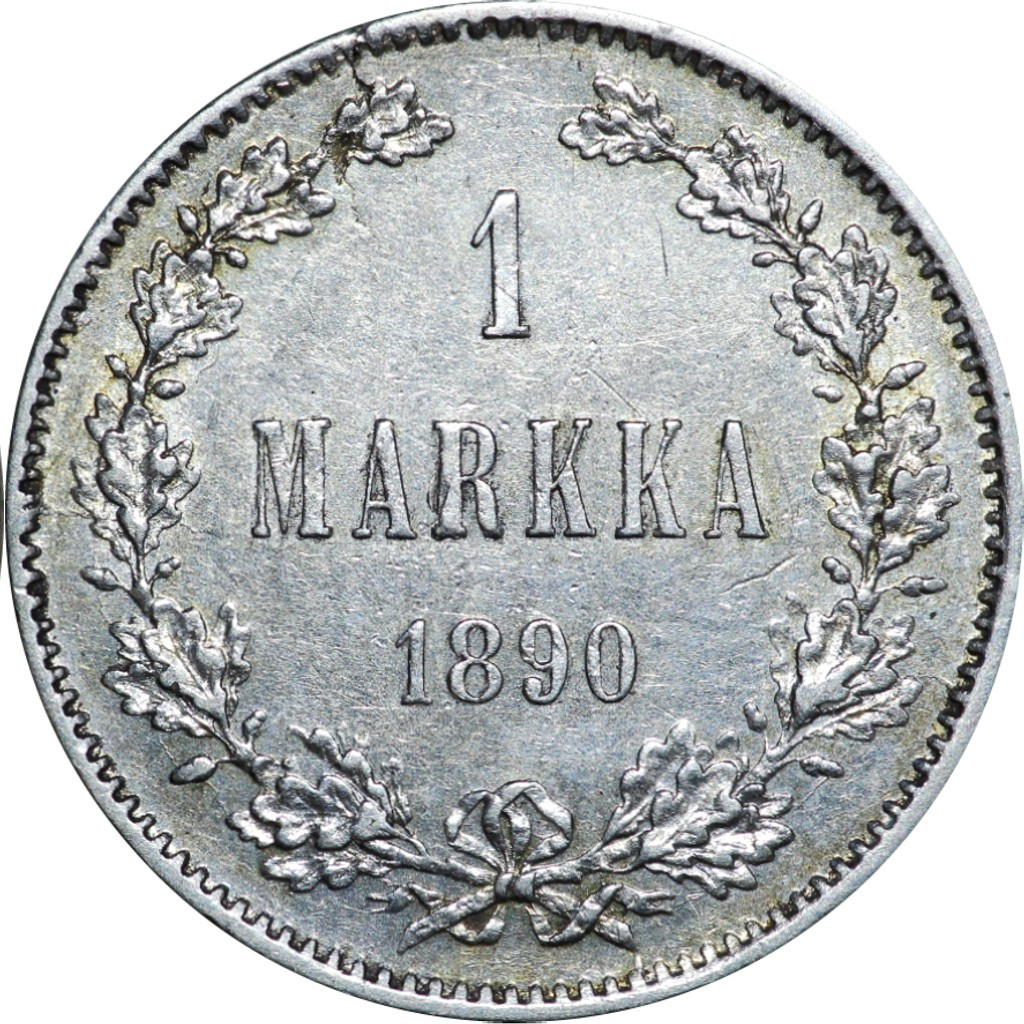 1 марка 1890 года L Для Финляндии