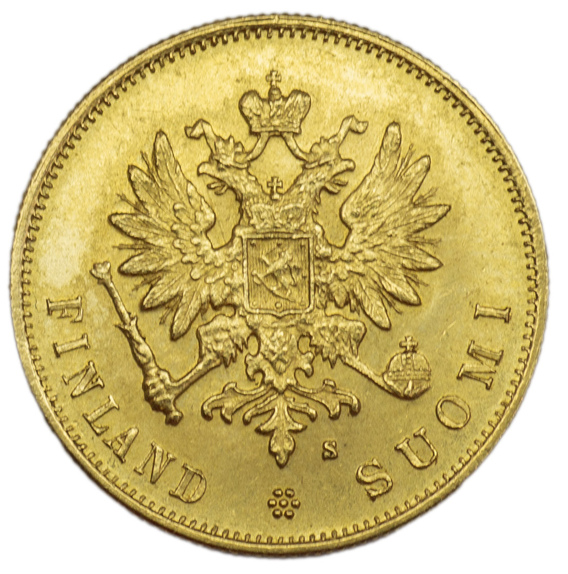 10 марок 1882 года S Для Финляндии