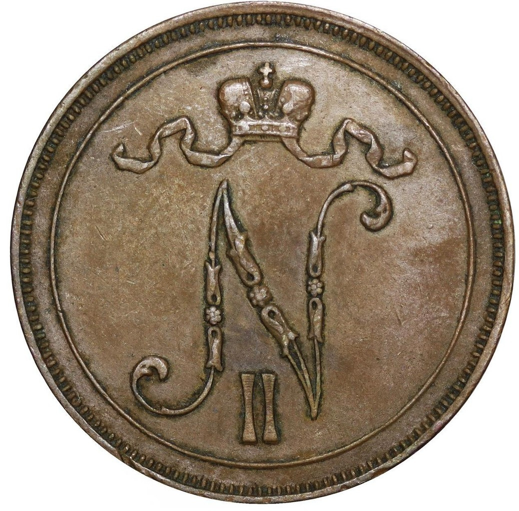 10 пенни 1911 года Для Финляндии