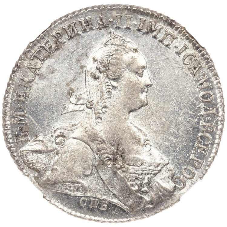 1 рубль 1774 года СПБ ТИ ФЛ