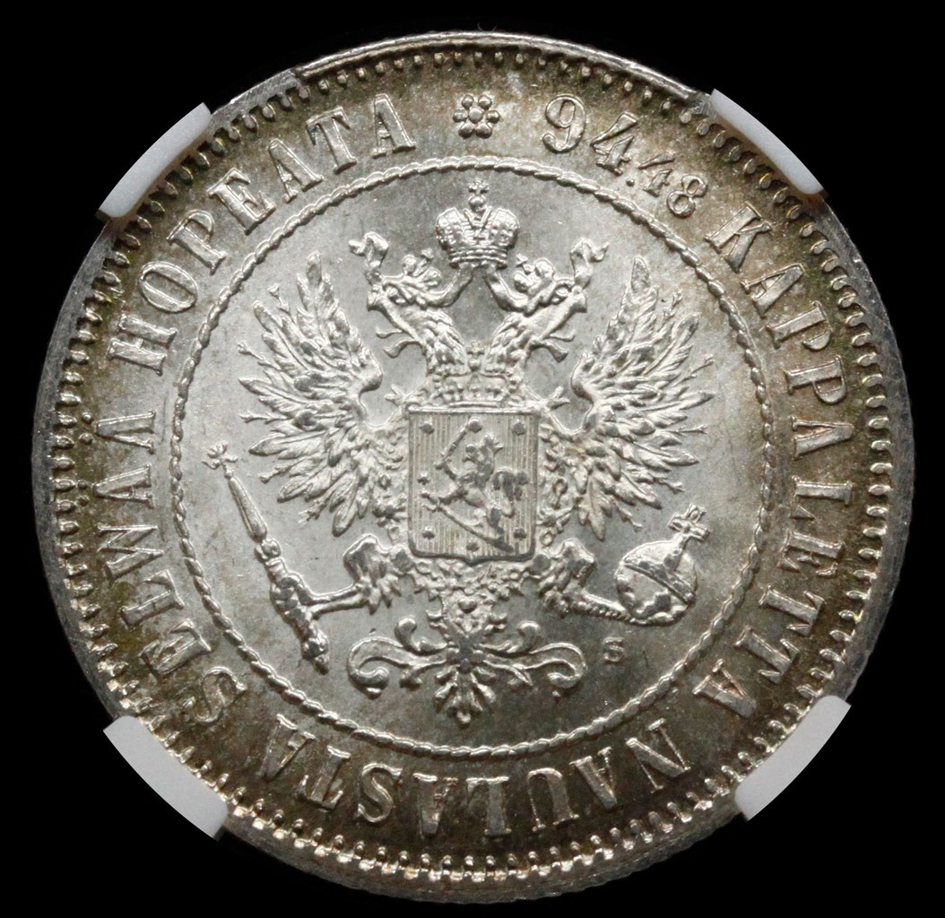 1 марка 1915 года S Для Финляндии