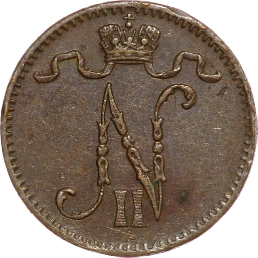 1 пенни 1911 года Для Финляндии