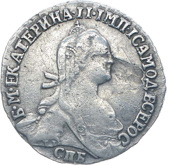 Гривенник 1776 года