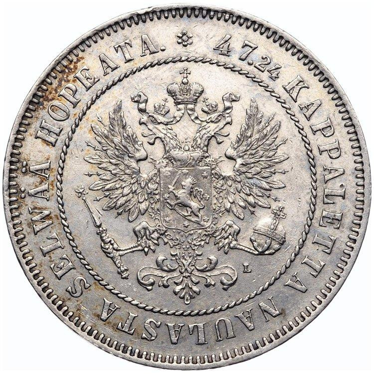 2 марки 1908 года L Для Финляндии