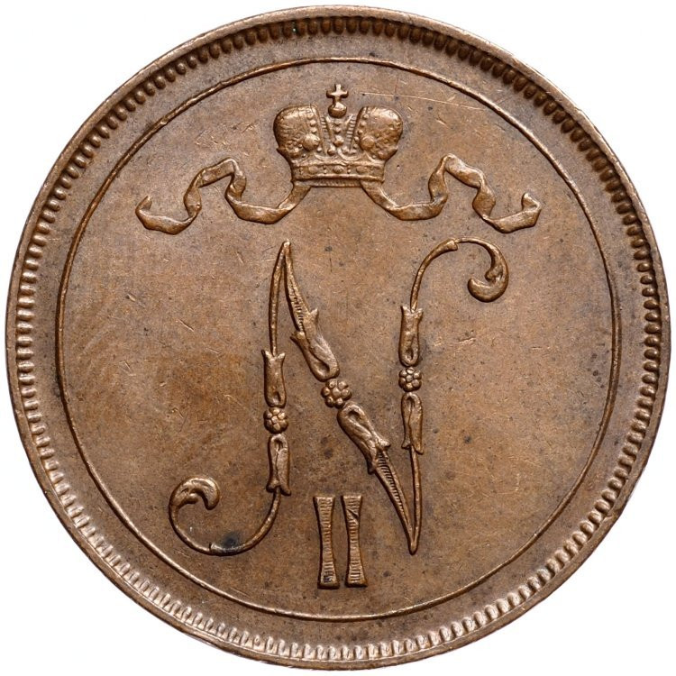 10 пенни 1898 года Для Финляндии