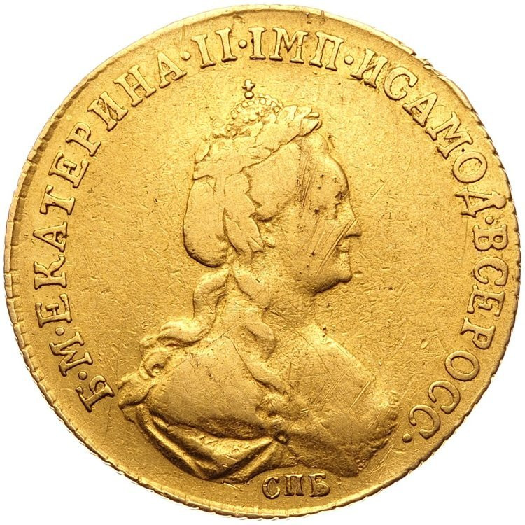 5 рублей 1781 года