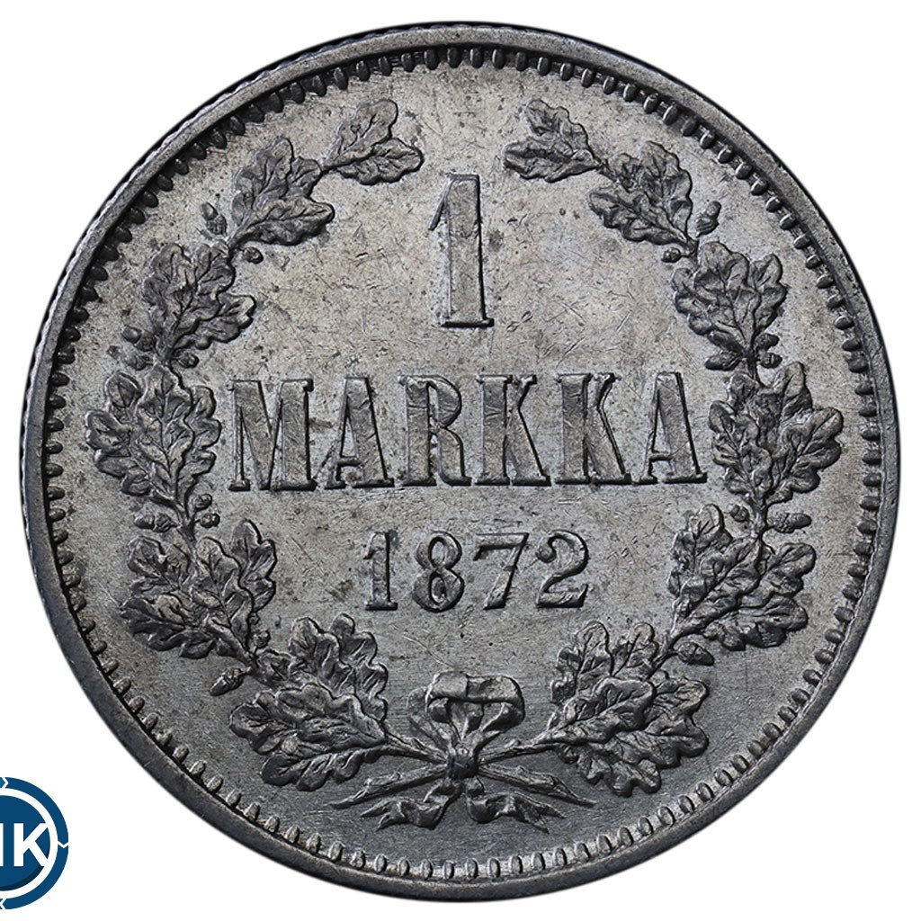 1 марка 1872 года S Для Финляндии
