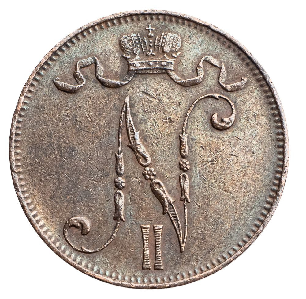 5 пенни 1898 года Для Финляндии