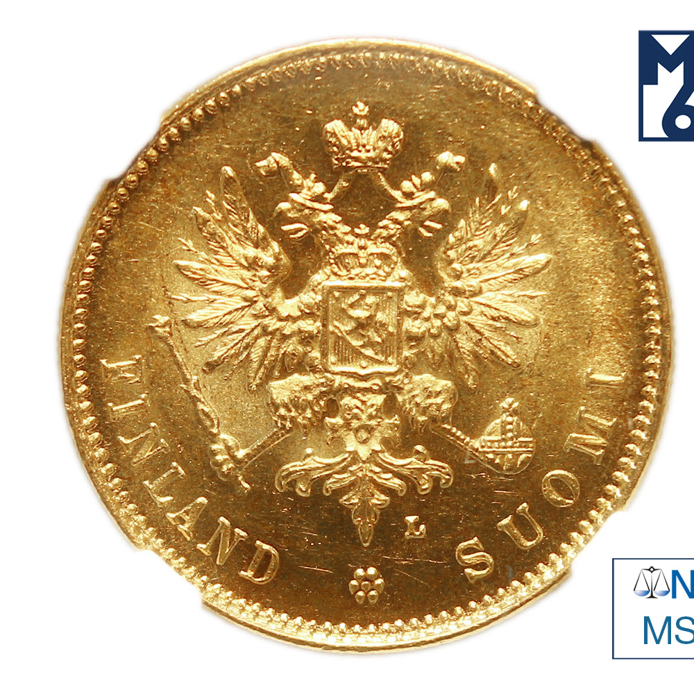 20 марок 1911 года L Для Финляндии