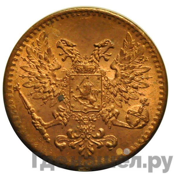1 пенни 1917 года Для Финляндии