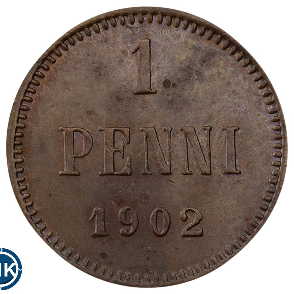 1 пенни 1902 года Для Финляндии