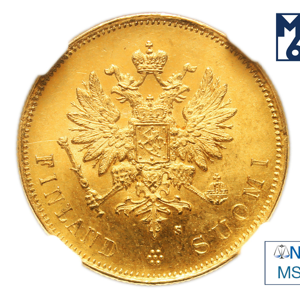 10 марок 1879 года S Для Финляндии