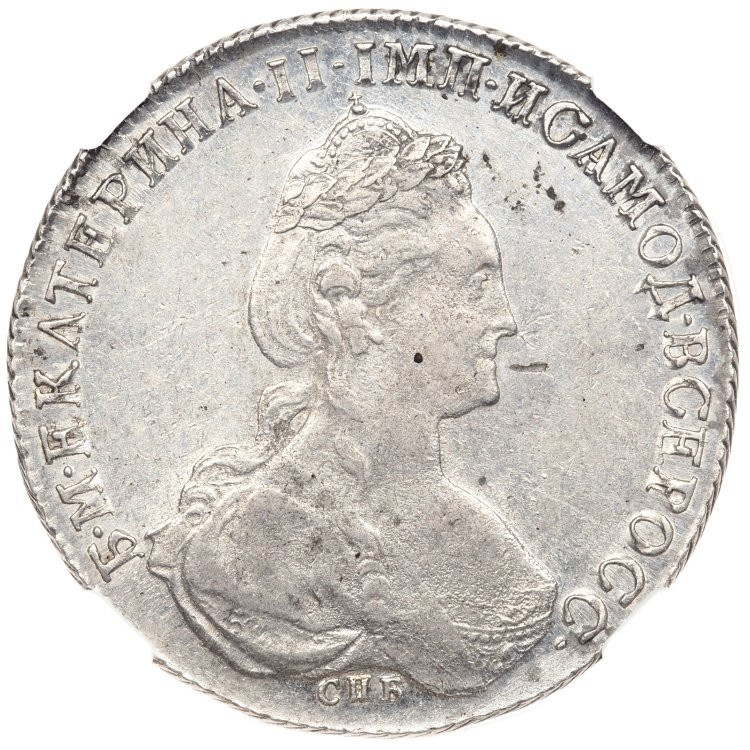 1 рубль 1782 года