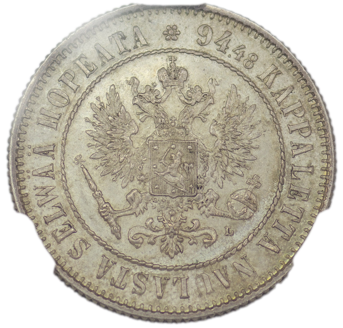 1 марка 1893 года L Для Финляндии