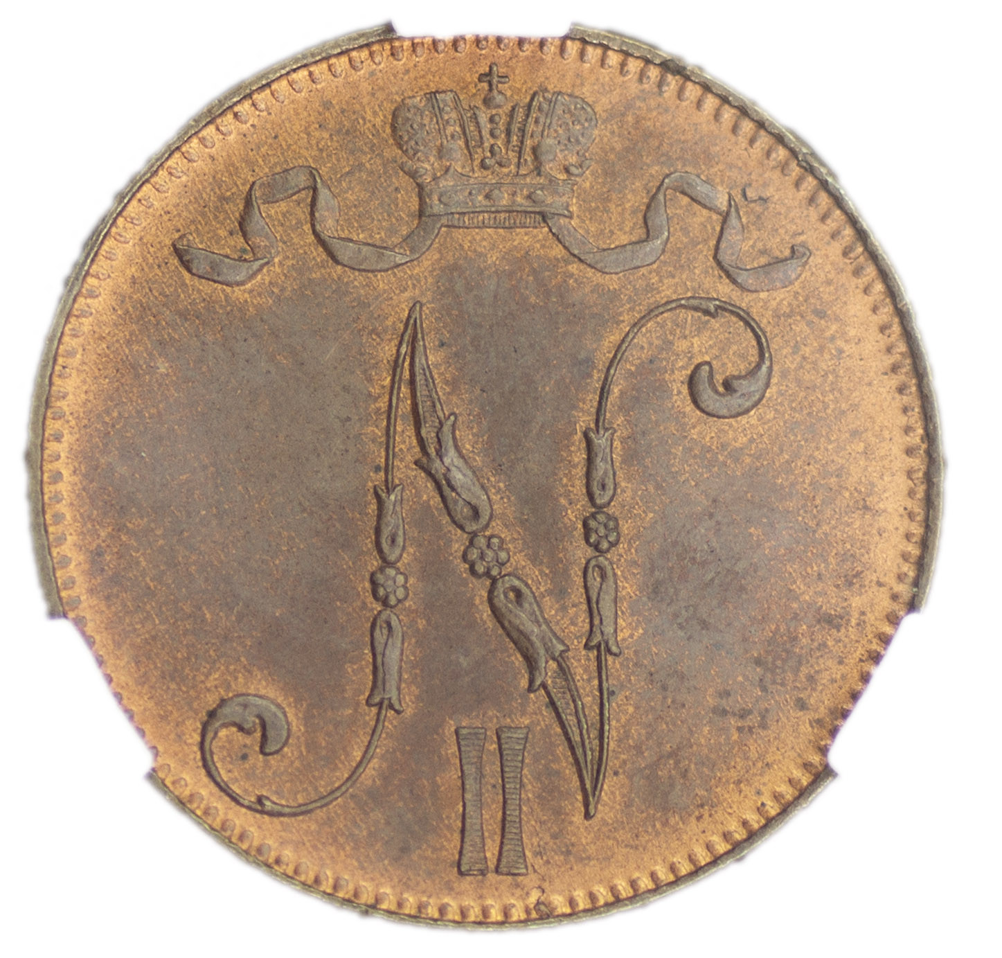 5 пенни 1905 года Для Финляндии