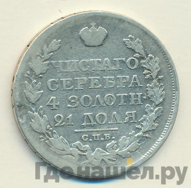 1 рубль 1821 года