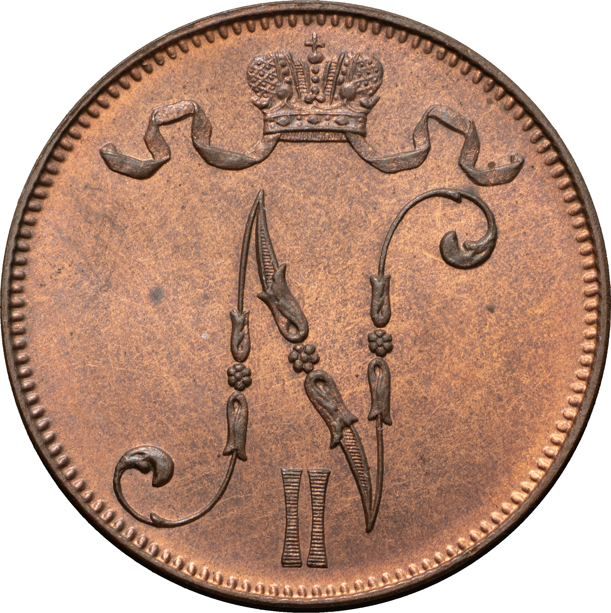 5 пенни 1905 года Для Финляндии