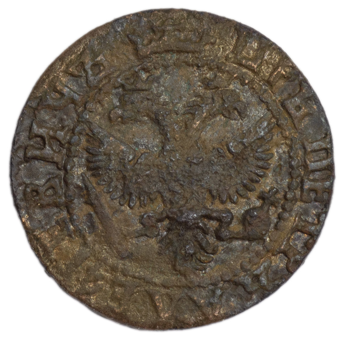 Полушка 1718 года