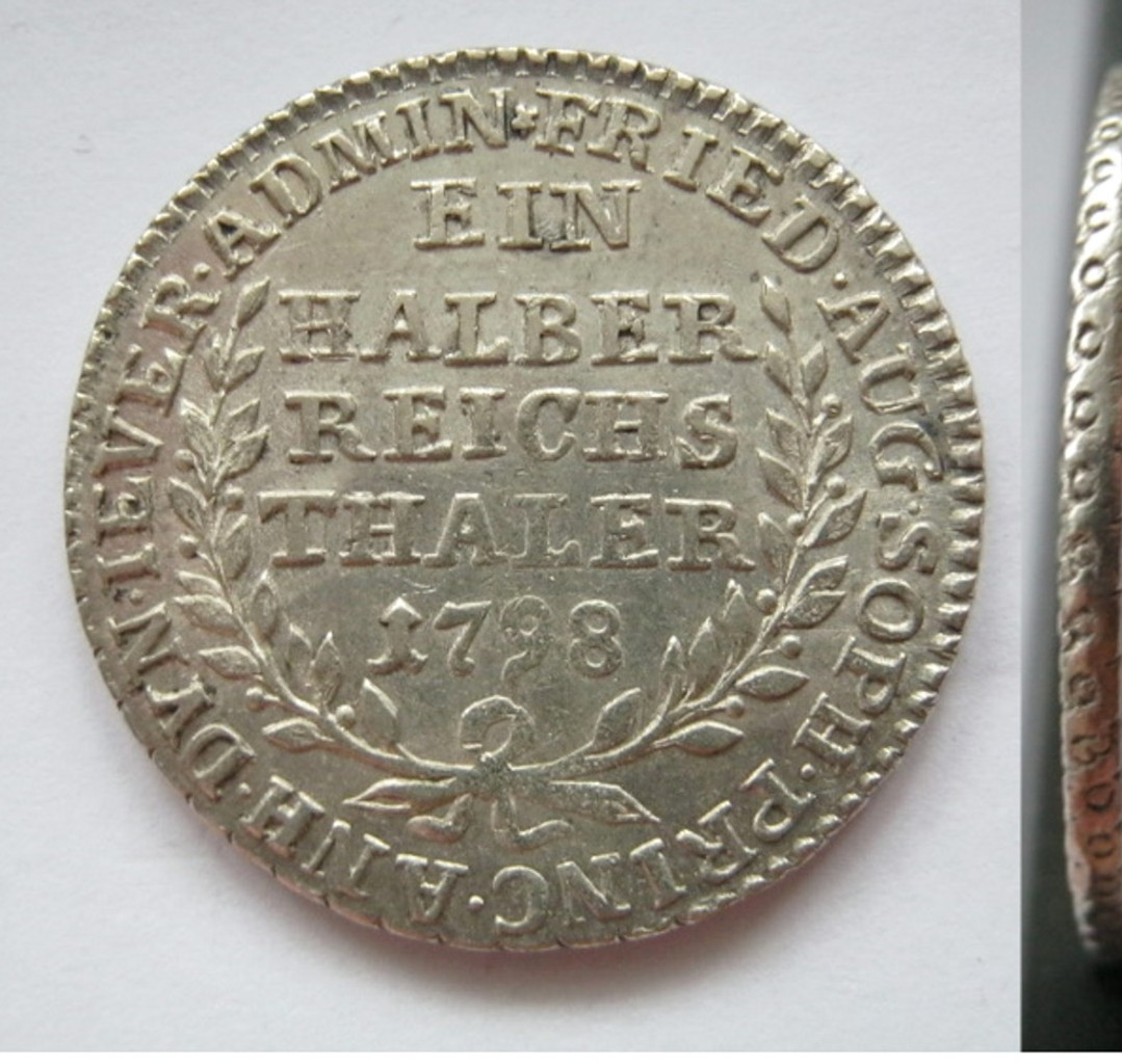Талер 1798 года Йеверская монета