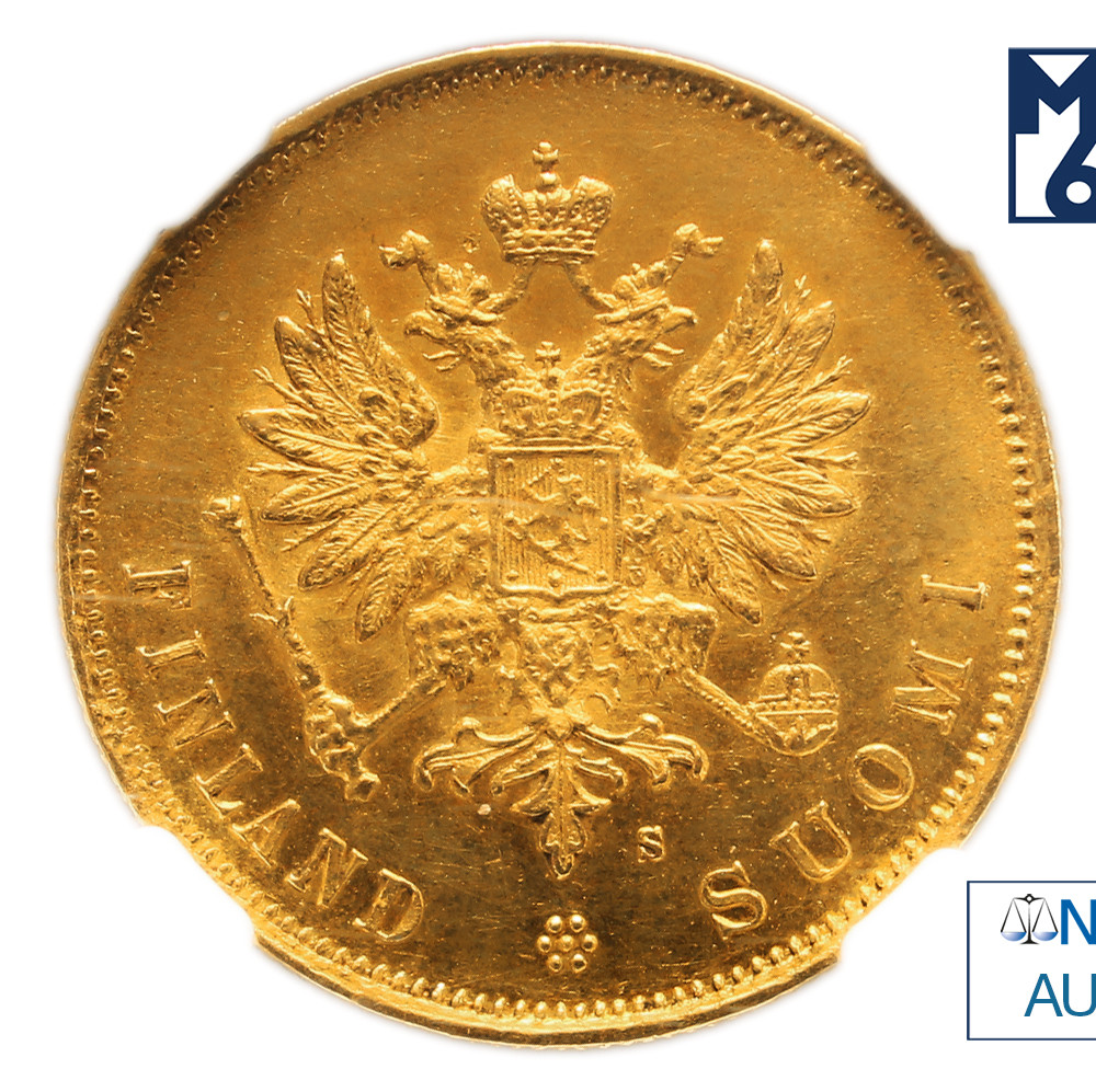 10 марок 1879 года S Для Финляндии