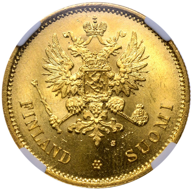 20 марок 1878 года S Для Финляндии