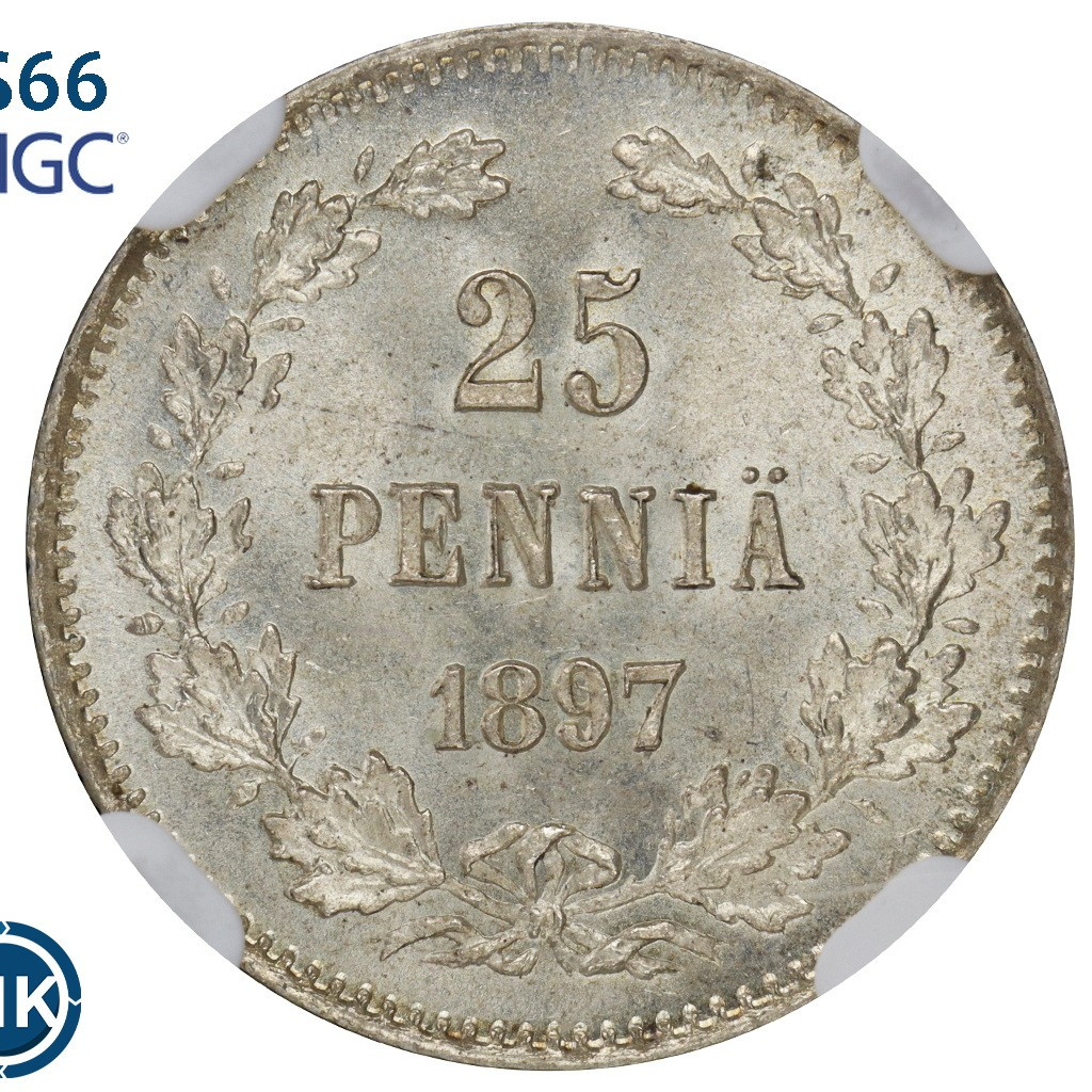 25 пенни 1897 года L Для Финляндии