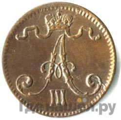 1 пенни 1884 года Для Финляндии