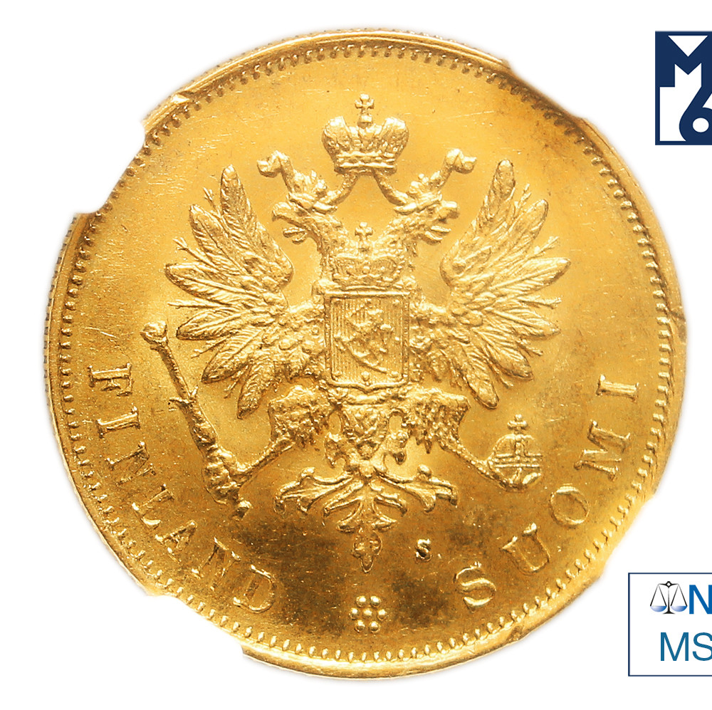 10 марок 1882 года S Для Финляндии