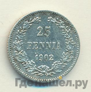 25 пенни 1902 года L Для Финляндии