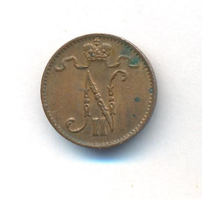 1 пенни 1911 года Для Финляндии