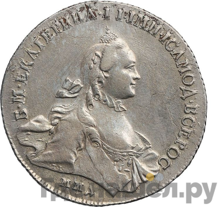 1 рубль 1762 года