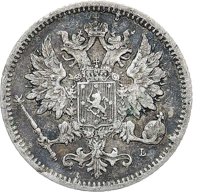 25 пенни 1897 года L Для Финляндии