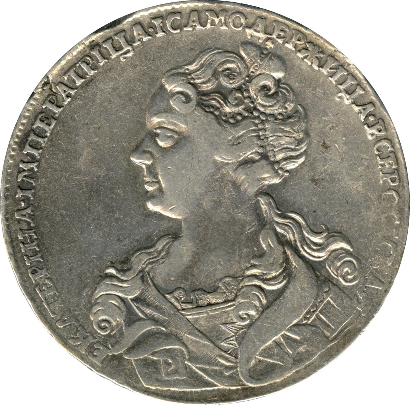 1 рубль 1726 года