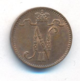 1 пенни 1905 года Для Финляндии
