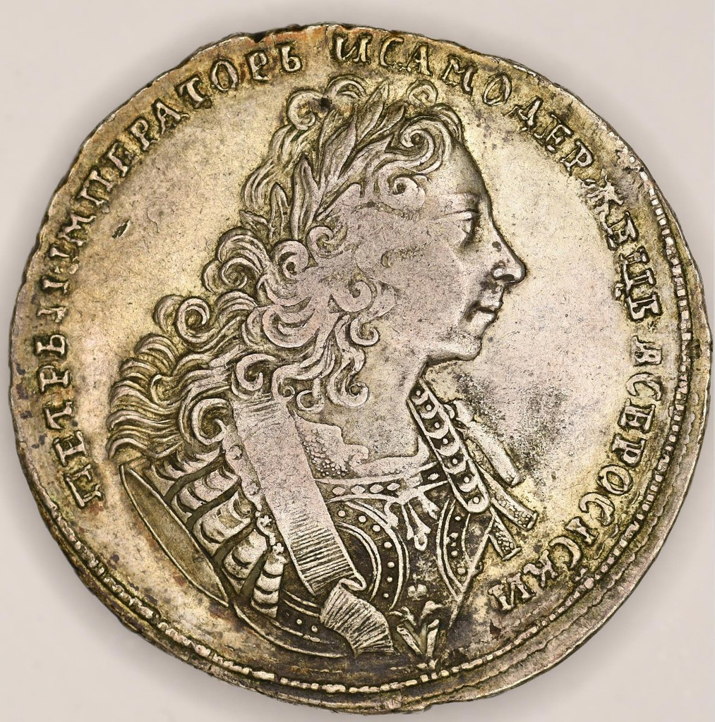 1 рубль 1729 года