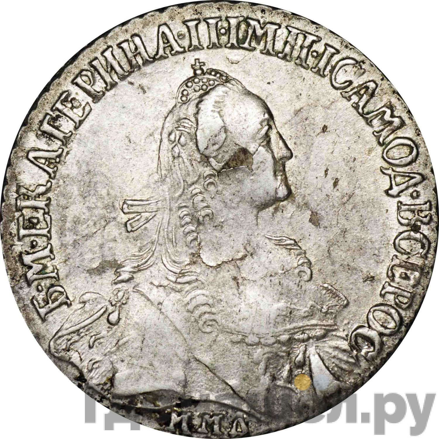 Полуполтинник 1769 года ММД EI