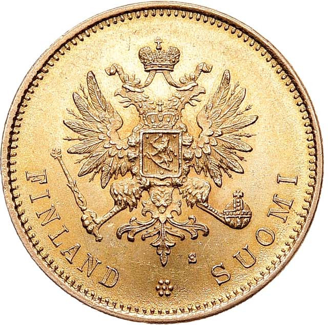 20 марок 1879 года S Для Финляндии