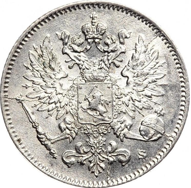 25 пенни 1916 года S Для Финляндии